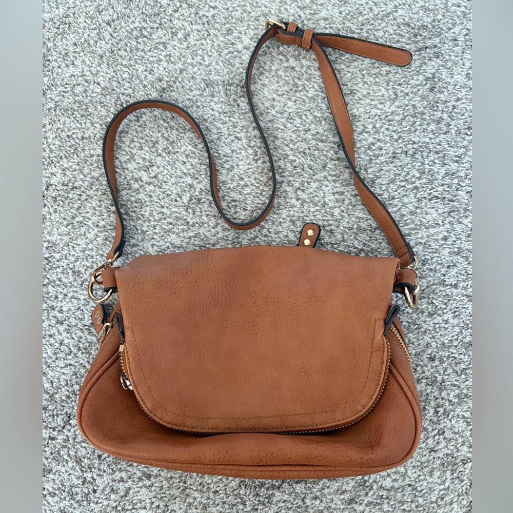 Brown satchel bag Moda Luxe